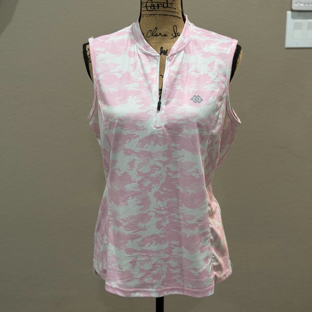 Women's Pink Sleeveless Top